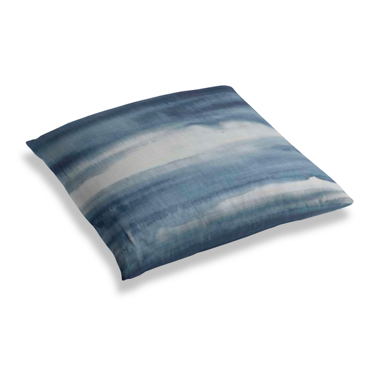 Simple Floor Pillow in Up In The Sky - Blue