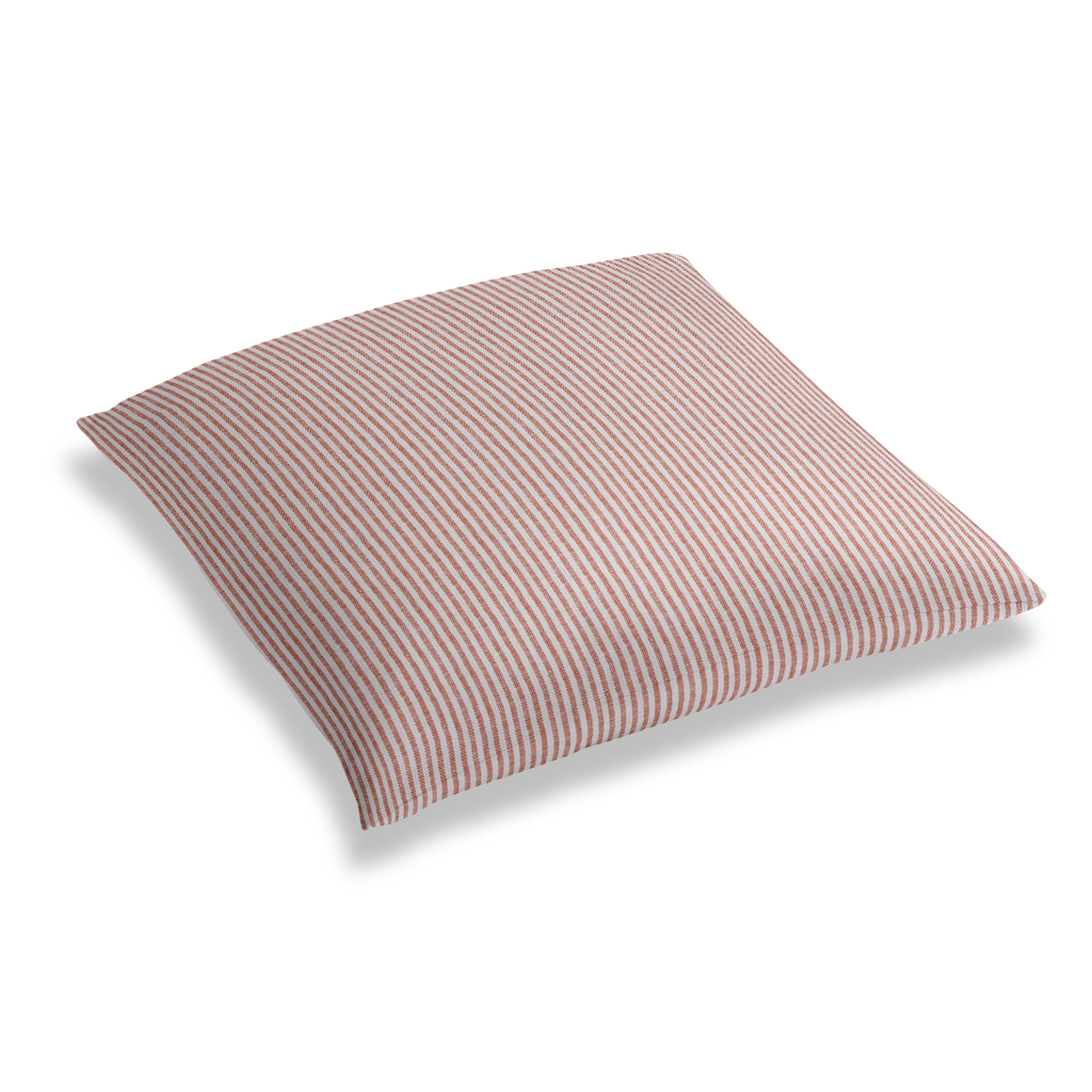 Simple Floor Pillow in Baldwin - Scarlet