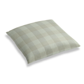Simple Floor Pillow in Foxy Plaid - Dune