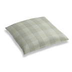 Simple Floor Pillow in Foxy Plaid - Dune