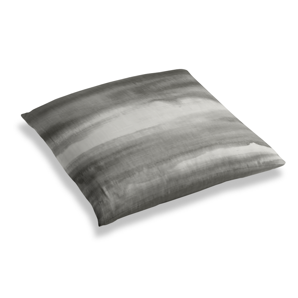 Simple Floor Pillow in Up In The Sky - Grey