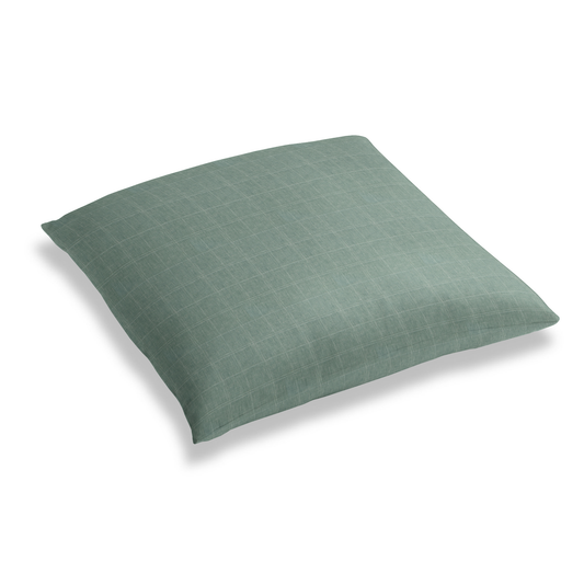 Simple Floor Pillow in Moray - Glacier