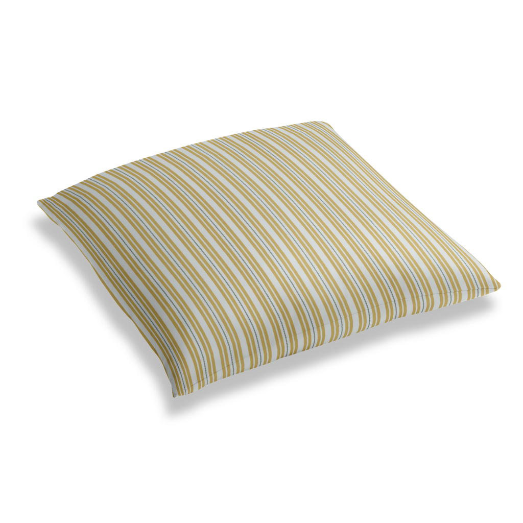 Simple Floor Pillow in Murali - Yellow