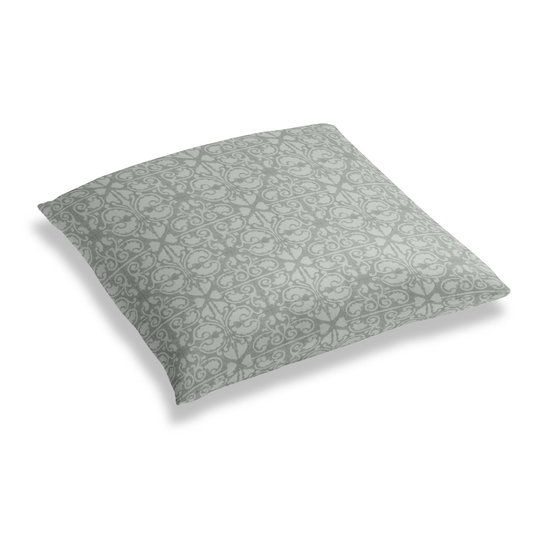Simple Floor Pillow in Palazzo - Gray