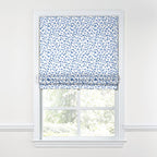 Flat Roman Shade in Spot On - Azure