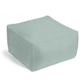 Square Pouf in Baldwin - Liberty Blue