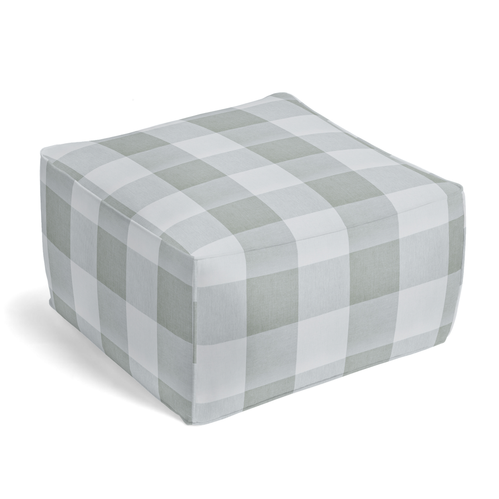 Square Pouf in Falmouth - Asphalt