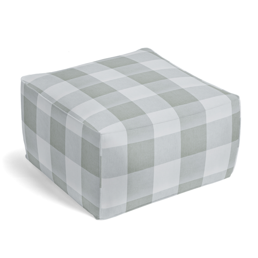 Square Pouf in Falmouth - Asphalt