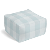 Square Pouf in Falmouth - Frost
