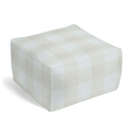 Square Pouf in Falmouth - Linen