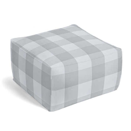 Square Pouf in Falmouth - Vapor