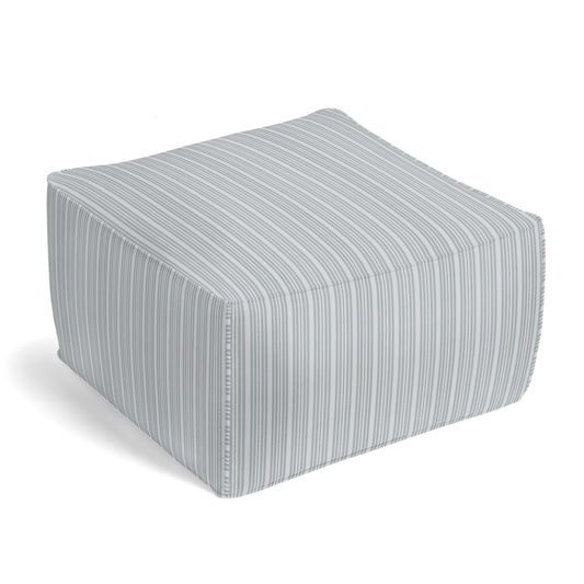 Square Pouf in Murali - Gray