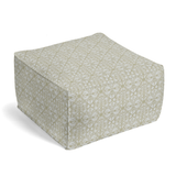 Square Pouf in Palazzo - Linen