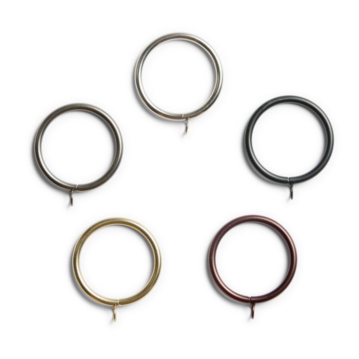 Standard Drapery Rings, Set of 7