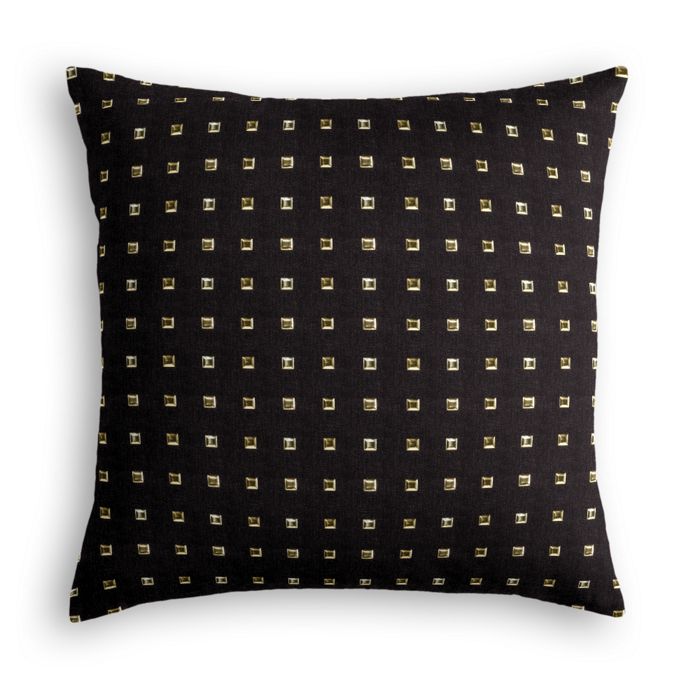 Throw Pillow in Stud Muffin - Black