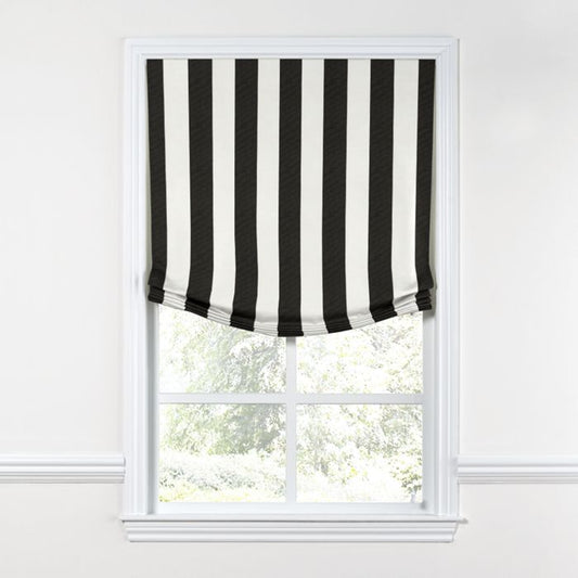 Relaxed Roman Shade in Sunbrella® Cabana - Classic