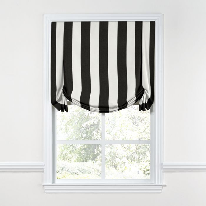 Tulip Roman Shade in Sunbrella® Cabana - Classic