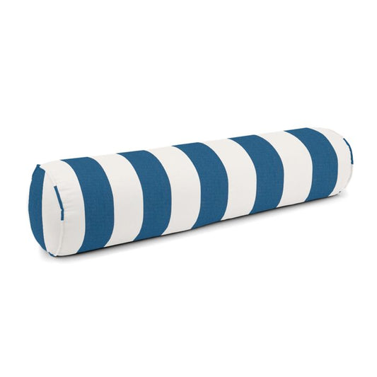 Bolster Pillow in Sunbrella® Cabana - Regatta