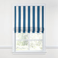 Flat Roman Shade in Sunbrella® Cabana - Regatta