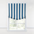 Relaxed Roman Shade in Sunbrella® Cabana - Regatta