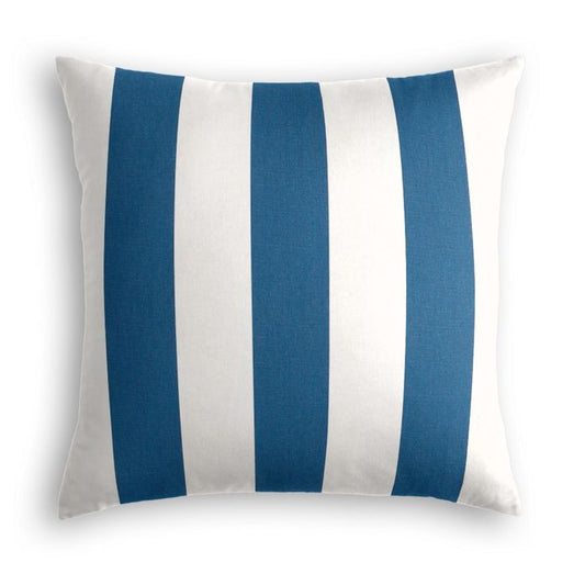 Outdoor Pillow in Sunbrella® Cabana - Regatta