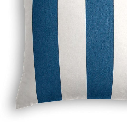 Outdoor Pillow in Sunbrella® Cabana - Regatta