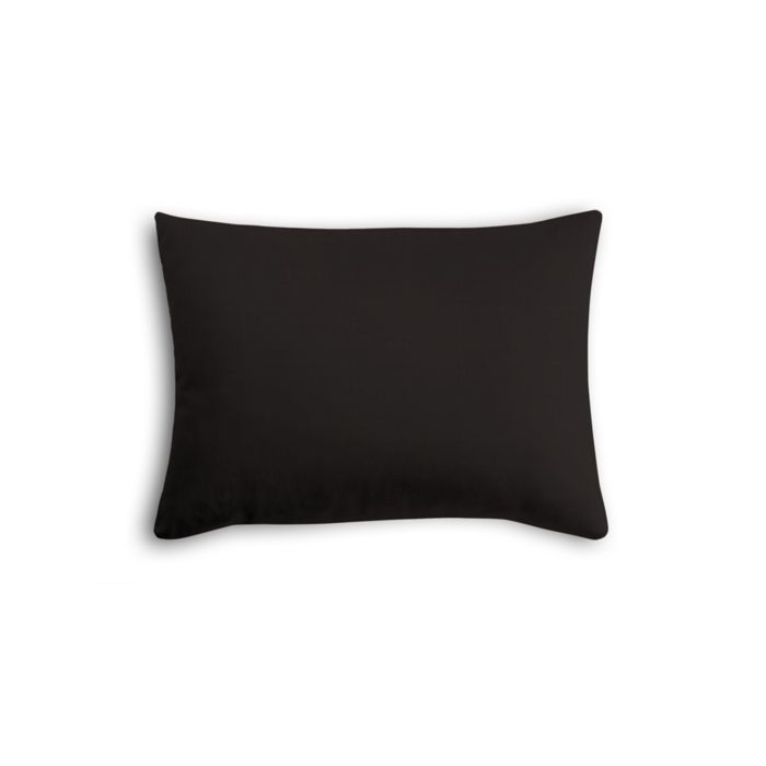 Boudoir Pillow in Sunbrella® Canvas - Black