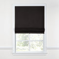 Flat Roman Shade in Sunbrella® Canvas - Black