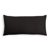 Outdoor Lumbar Pillow in Sunbrella® Canvas - Black