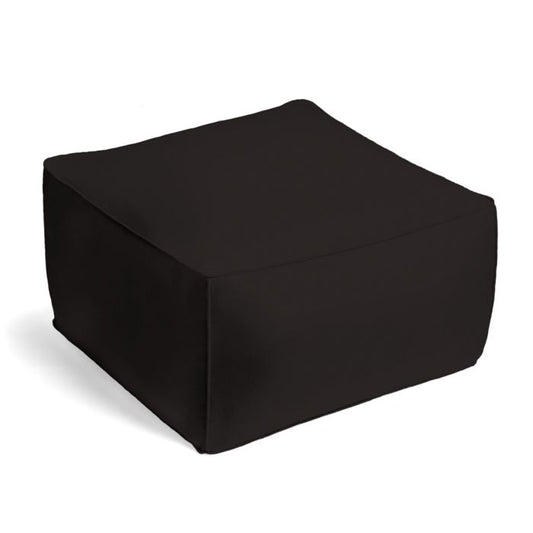 Outdoor Pouf in Sunbrella® Canvas - Black
