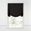 Tulip Roman Shade in Sunbrella® Canvas - Black