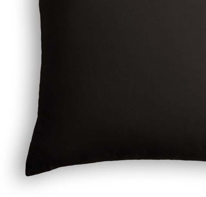 Outdoor Pillow in Sunbrella® Canvas - Black