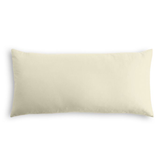 Outdoor Lumbar Pillow in Sunbrella® Canvas - Canvas
