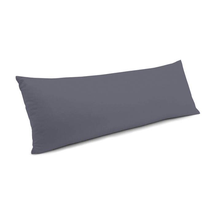 Large Lumbar Pillow in Sunbrella® Canvas - Charcoal