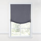 Relaxed Roman Shade in Sunbrella® Canvas - Charcoal