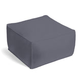 Outdoor Pouf in Sunbrella® Canvas - Charcoal