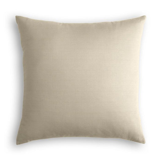Outdoor Pillow in Sunbrella® Canvas - Flax