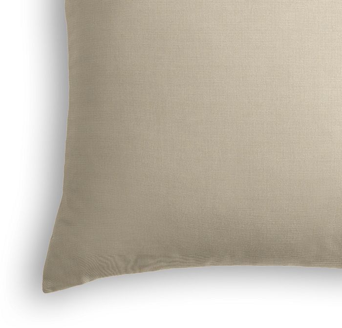 Outdoor Pillow in Sunbrella® Canvas - Flax