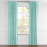 Back Tab Curtains in Sunbrella® Canvas - Glacier