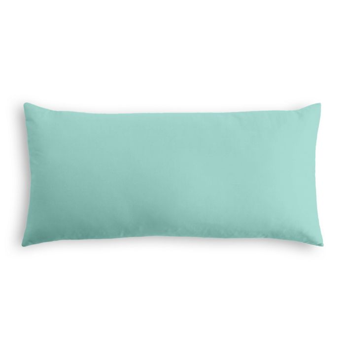 Outdoor Lumbar Pillow in Sunbrella® - Glacier