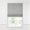 Flat Roman Shade in Sunbrella® Canvas - Granite