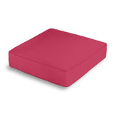 Box Floor Pillow in Sunbrella® Canvas - Hot Pink