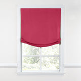 Relaxed Roman Shade in Sunbrella® Canvas - Hot Pink