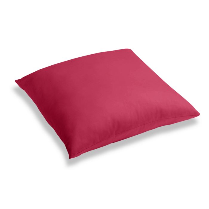 Simple Outdoor Floor Pillow in Sunbrella® Canvas - Hot Pink