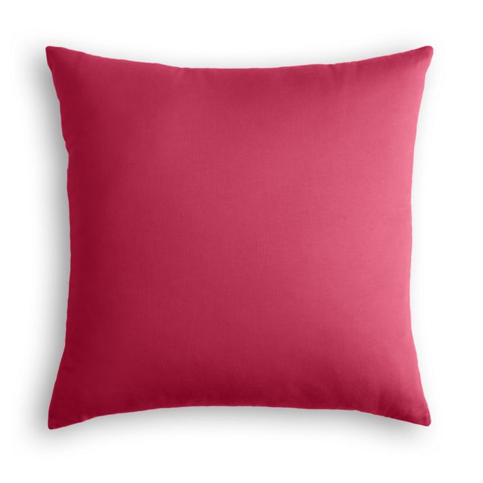 Outdoor Pillow in Sunbrella® Canvas - Hot Pink