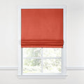 Flat Roman Shade in Sunbrella® Canvas - Melon