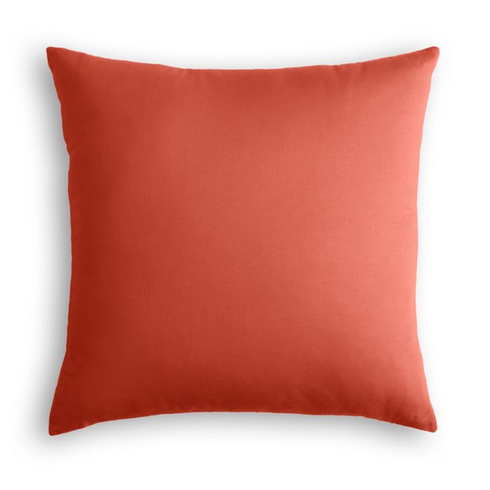 Outdoor Pillow in Sunbrella® Canvas - Melon
