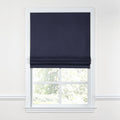 Flat Roman Shade in Sunbrella® Canvas - Navy
