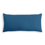 Outdoor Lumbar Pillow in Sunbrella® Canvas - Regatta