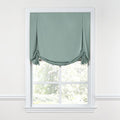 Tulip Roman Shade in Sunbrella® Canvas - Spa